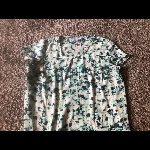 Blue floral maternity tunic - Picture 2 of 2